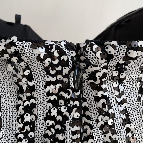 Bebe Strapless Sequin Dress - Picture 6 of 7